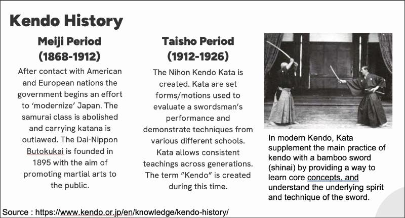 Outline of the early history of kendo, part 2