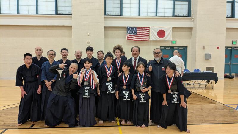 Image of DKD entire team and coaches at the MWKF Tournament